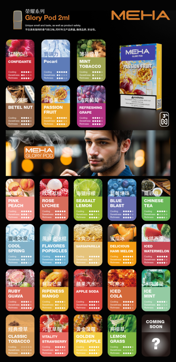 MEHA魅嗨❤️‍一代通用❤️‍3顆入❤️‍評價不錯濃郁順口