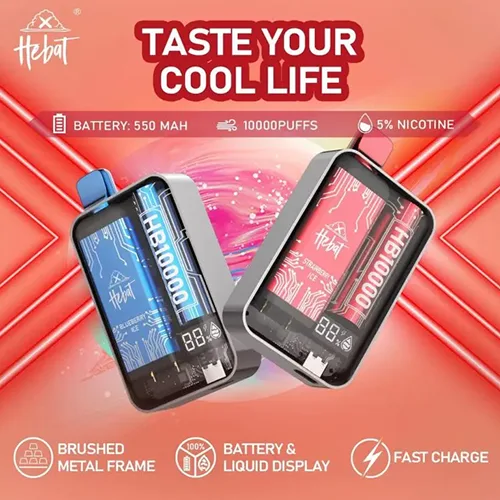 HEBAT喜貝六代拋棄式10000口❤️‍可充電🔋極致體驗