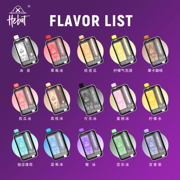 HEBAT喜貝六代拋棄式10000口❤️‍可充電🔋極致體驗